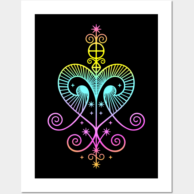 Erzulie Freda veve Wall Art by OccultOmaStore